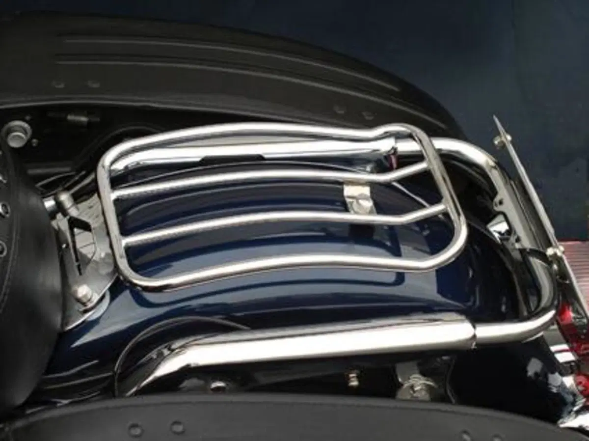 Portapacchi cromato per monoposto per Road King da 