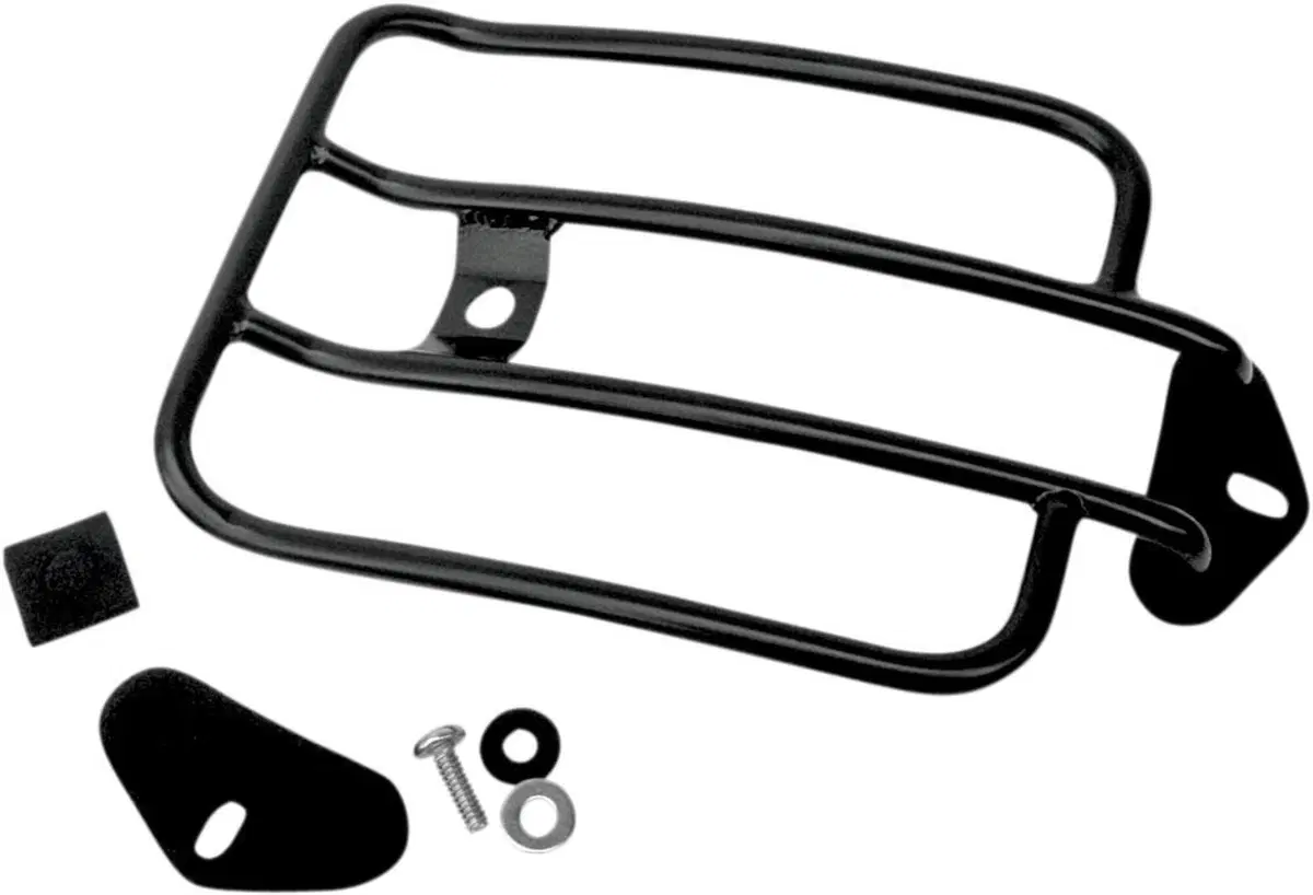 Portapacchi nero opaco per monoposto per Sportster 