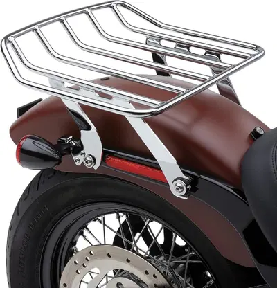 portapacchi largo cromato monoposto per Softail St 