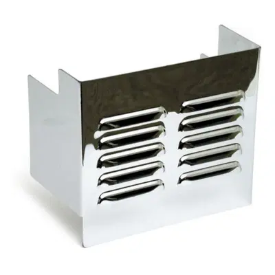 Coperchio batteria laterale con feritorie cromato 