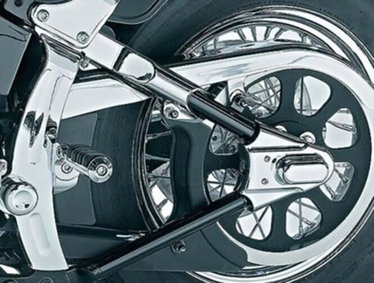 Coperchi telaio Boomerang cromati per Softail*** d 