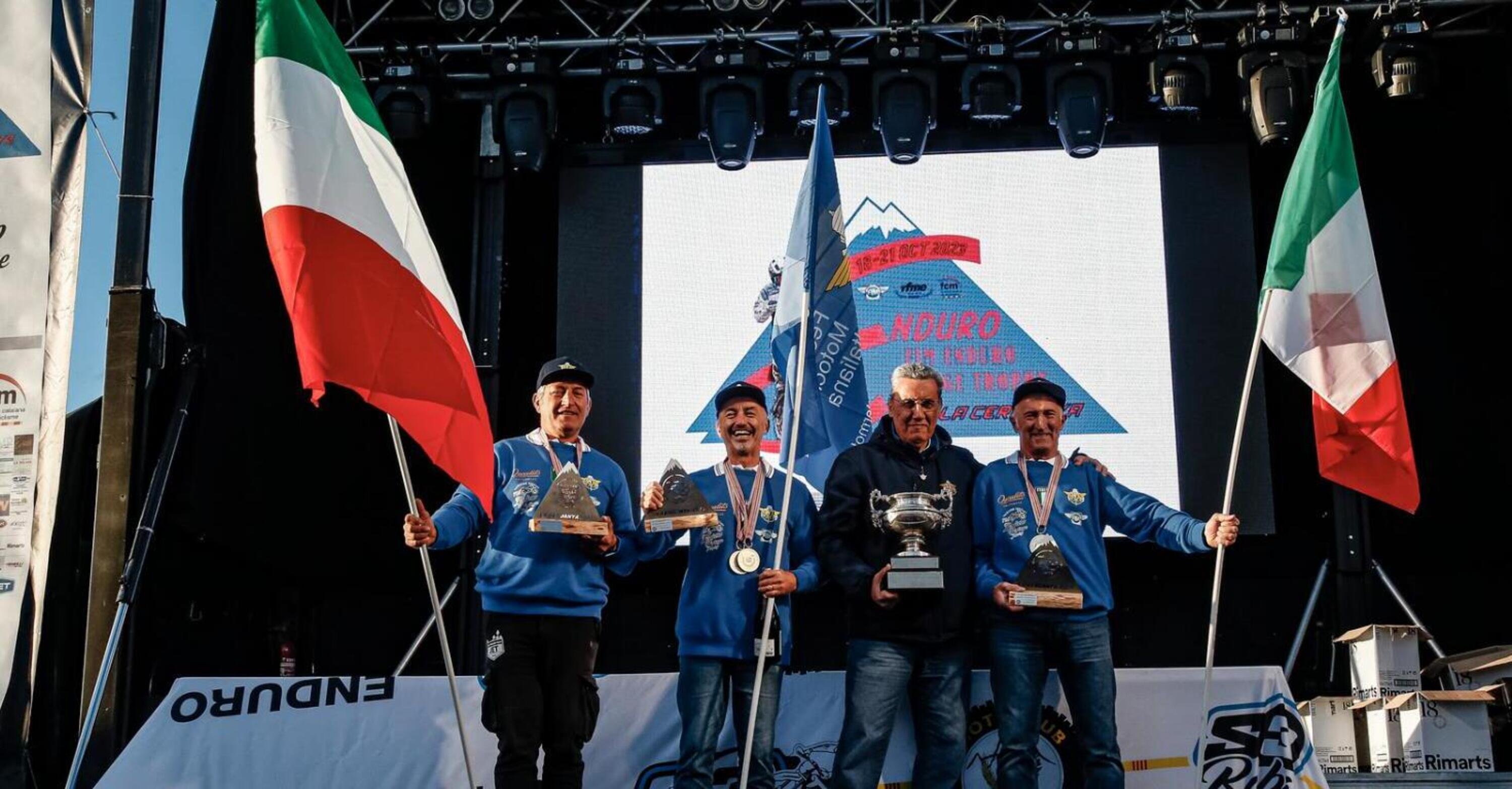 Enduro Vintage Trophy La Maglia Azzurra trionfa ancora
