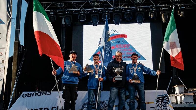 Enduro Vintage Trophy La Maglia Azzurra trionfa ancora