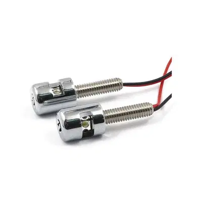 Luci targa LED cromate Motorcycle Storehouse 