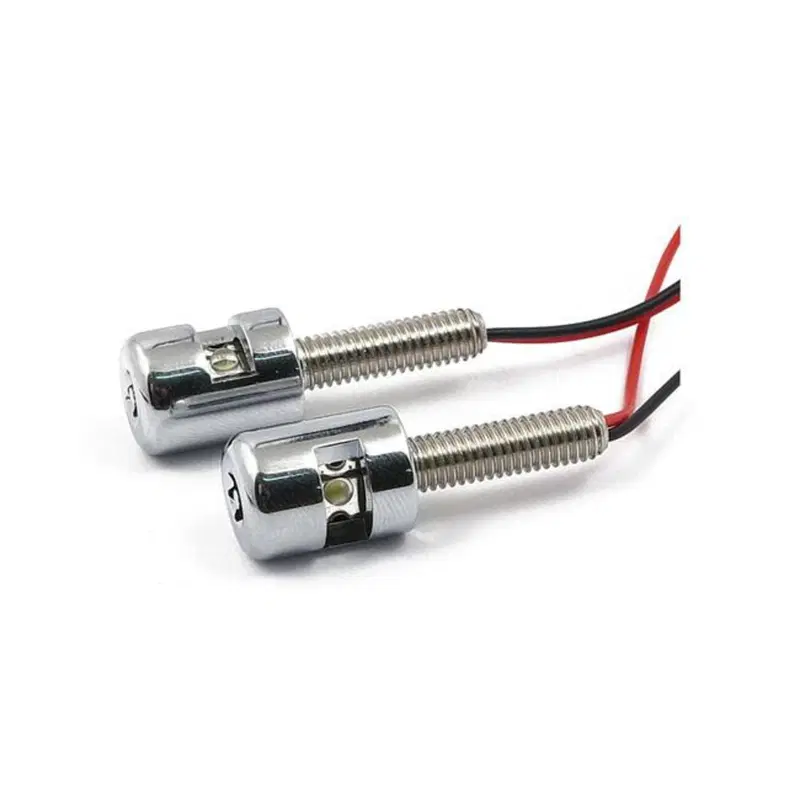 Luci targa LED cromate Motorcycle Storehouse 