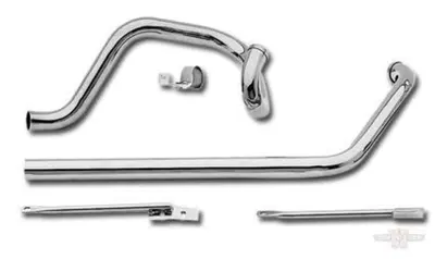 Collettori 2 in 2 indipendenti cromati Paughco per