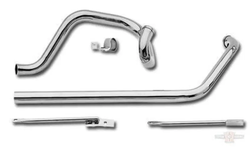 Collettori 2 in 2 indipendenti cromati Paughco per