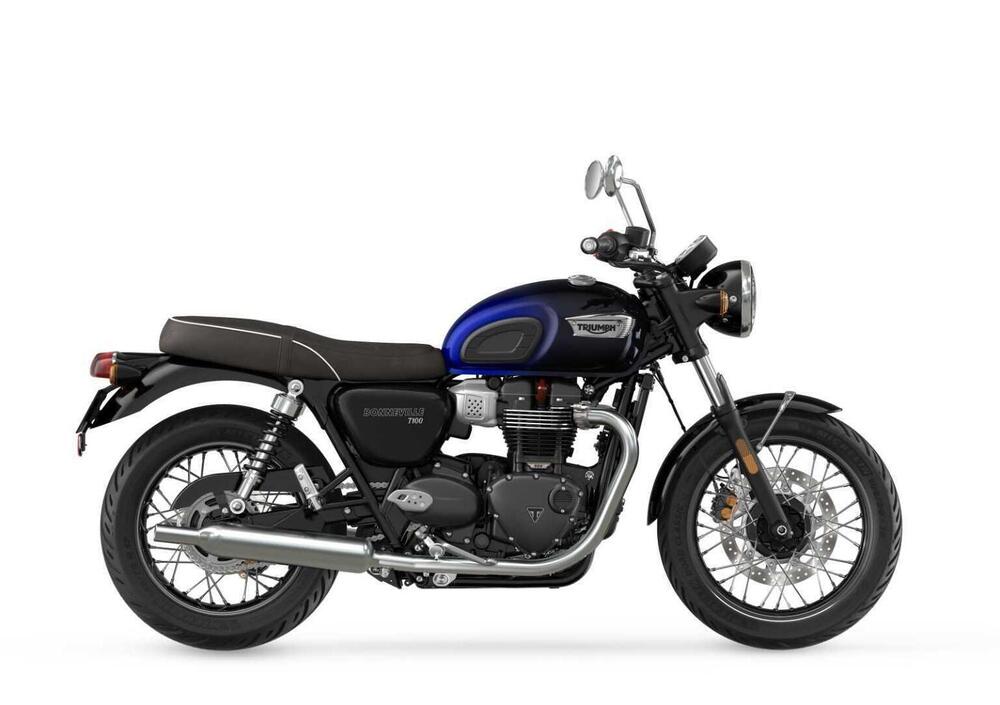 Triumph Bonneville T100 Stealth Edition (2024) (2)