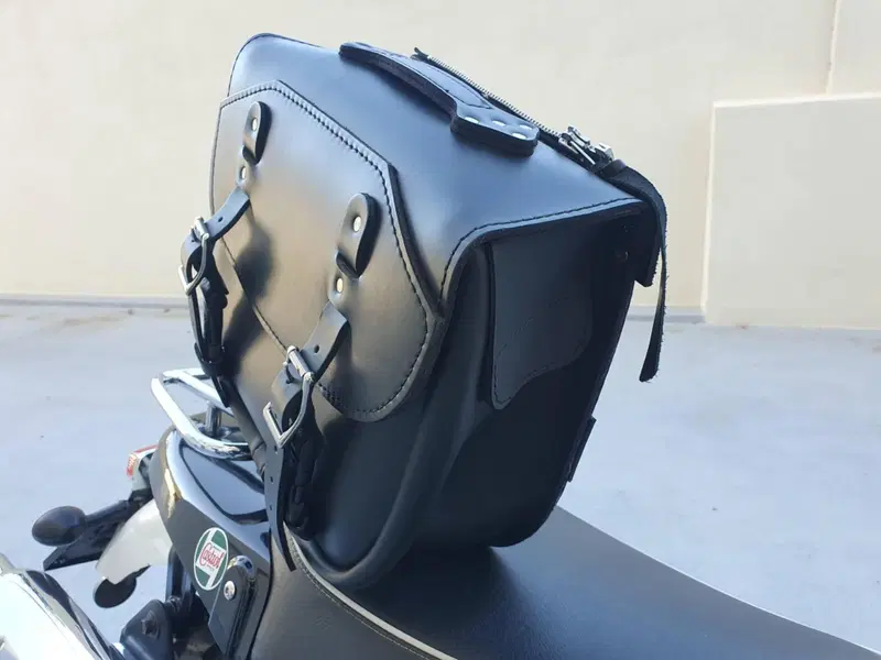 Borsa in Pelle Nera nuova USA (3)