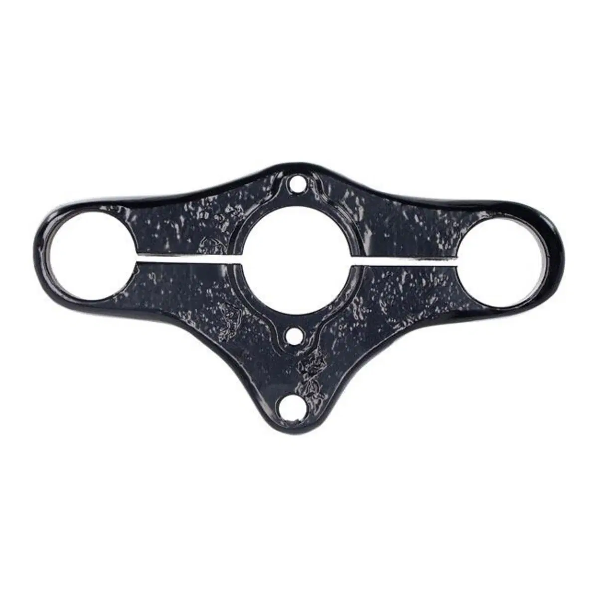 Piastra superiore in-line nera Per forcella Spring 