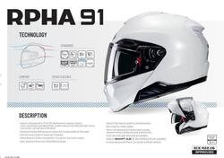 CASCO MODULARE RPHA 91 Hjc Helmets