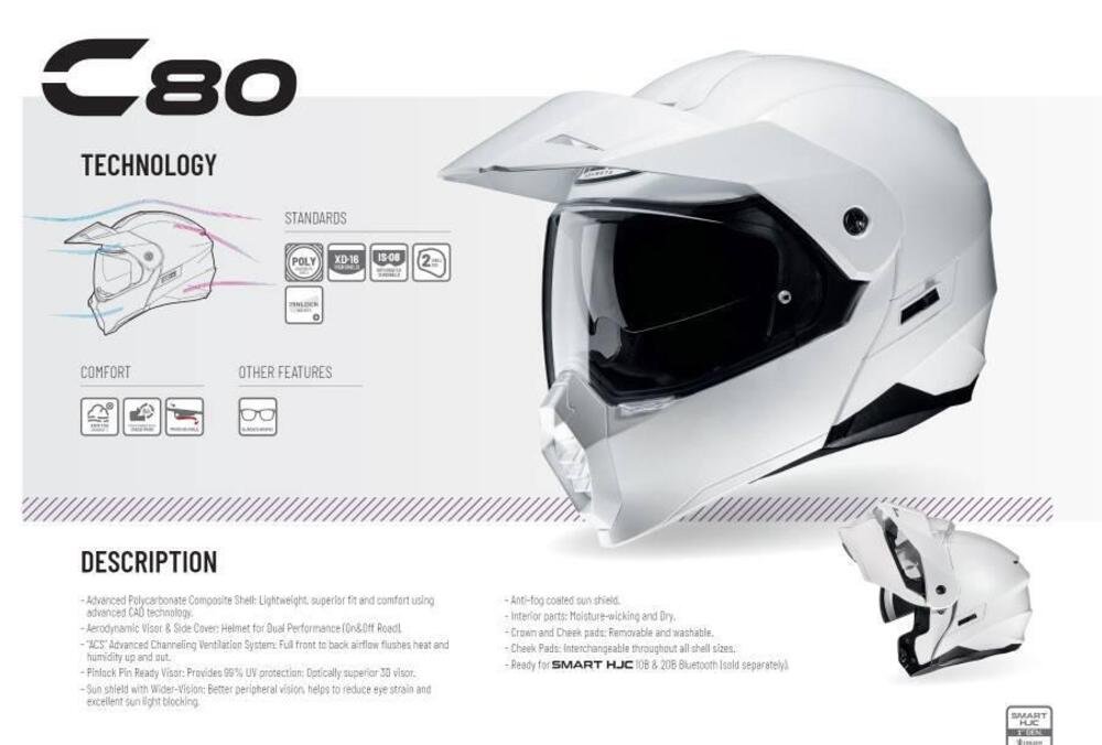 CASCO MODULARE C80 Hjc Helmets
