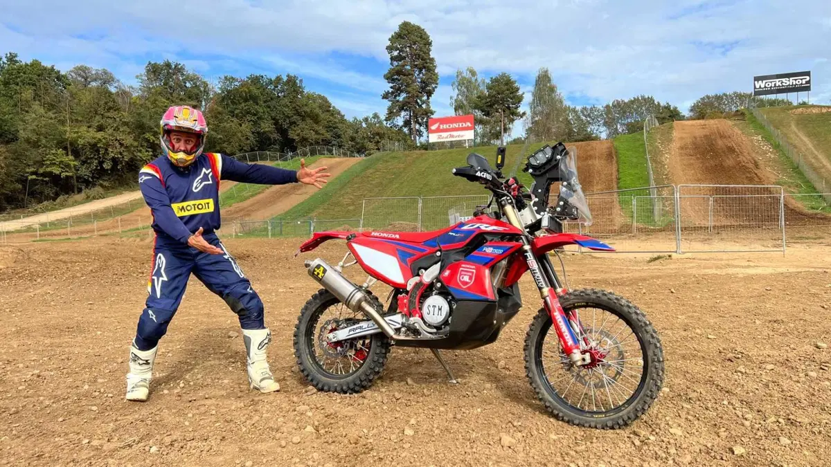 Honda CRF 450 RX Rally 2024 - TEST ESCLUSIVO! Con lei puoi vincere la DAKAR (3)
