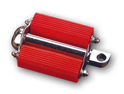 Pedale avviamento tipo bicicletta cromo e ROSSO Cu 