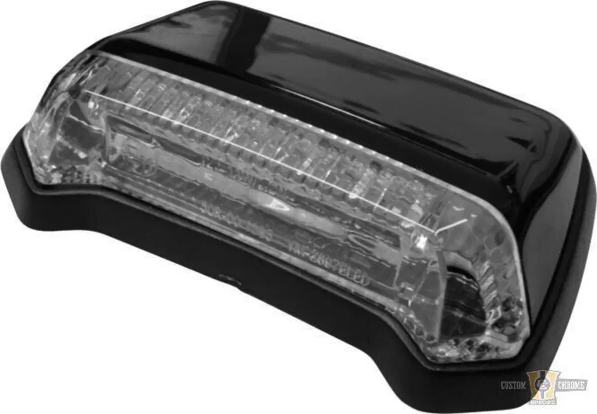 Faro posteriore LED omologato nero Custom Chrome 