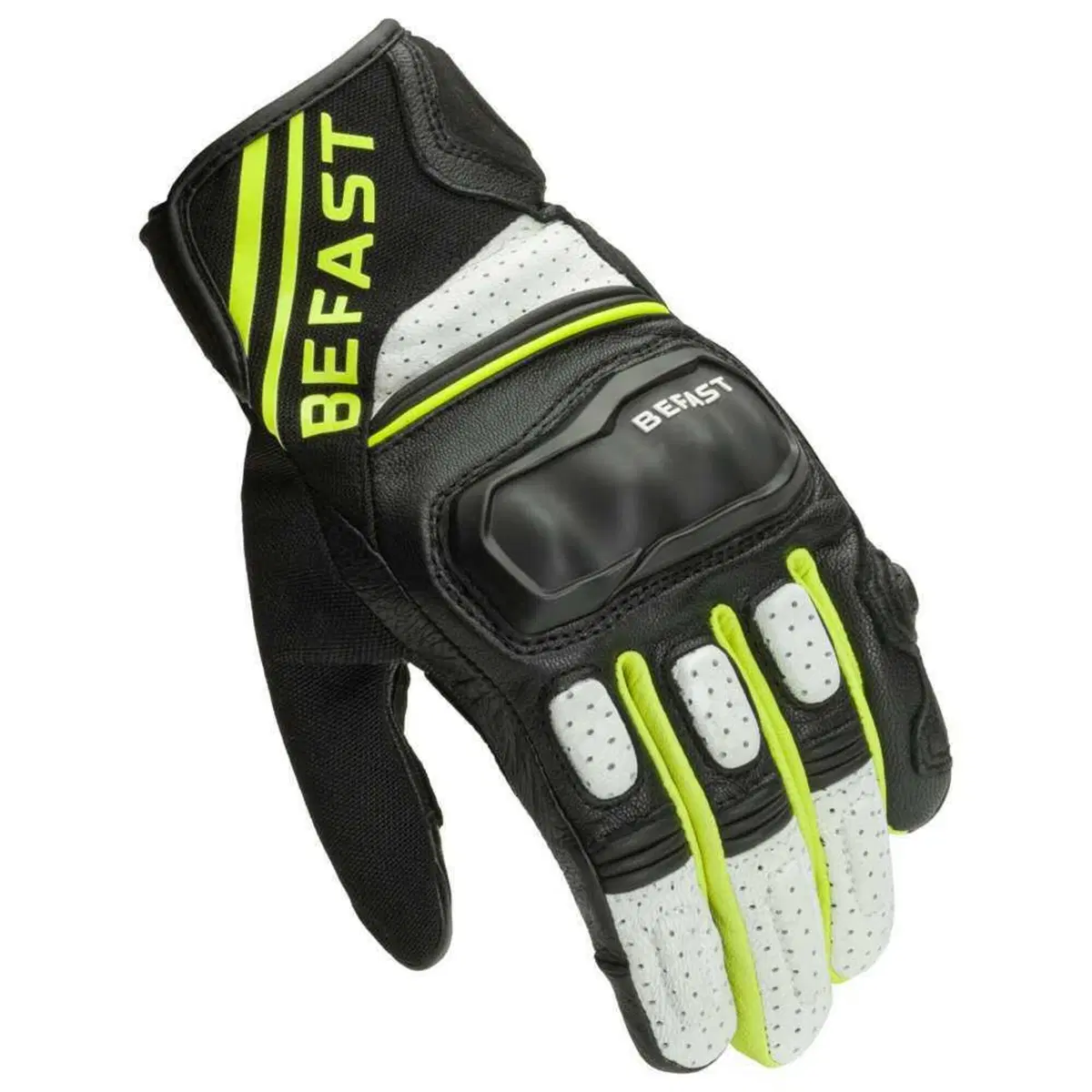 Guanti moto in pelle Befast Supporter CE (5)