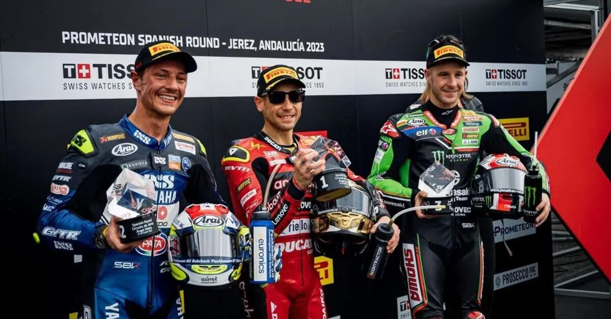SBK 2023. GP di Spagna. Alvaro Bautista si impone anche nella Superpole race