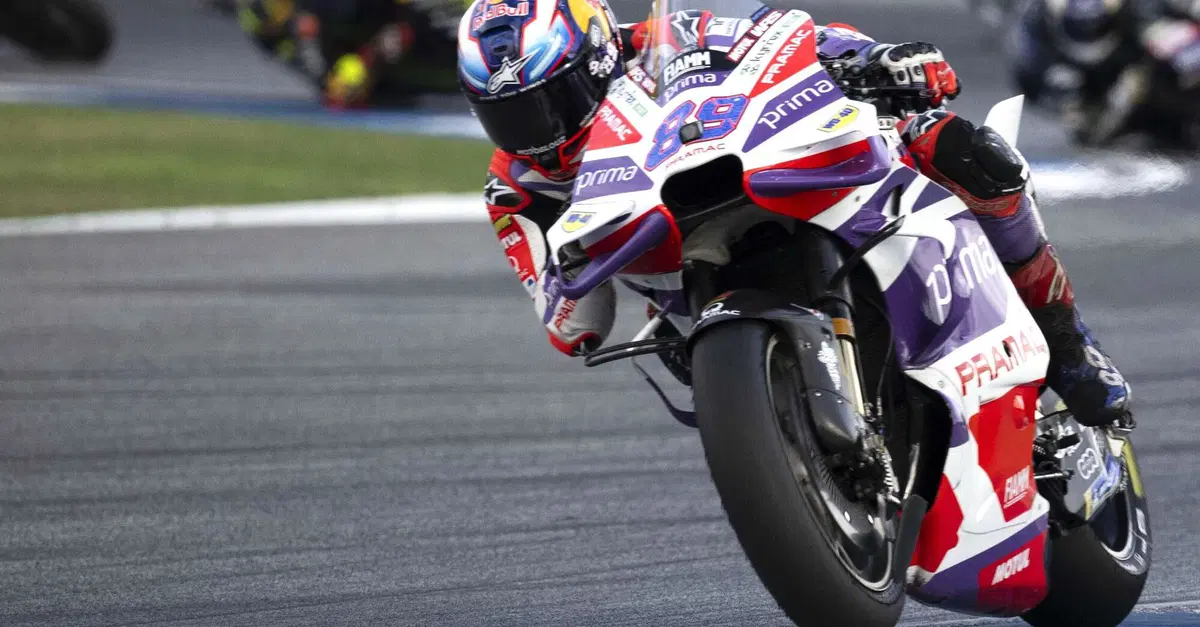 MotoGP 2023. GP della Thailandia. Ammonizione per Jorge Martin: pressione gomme fuori norma, alla prossima c'&egrave; la penalit&agrave;