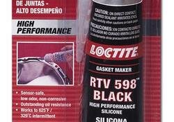 Guarnizione siliconica nera Loctite RTV 598