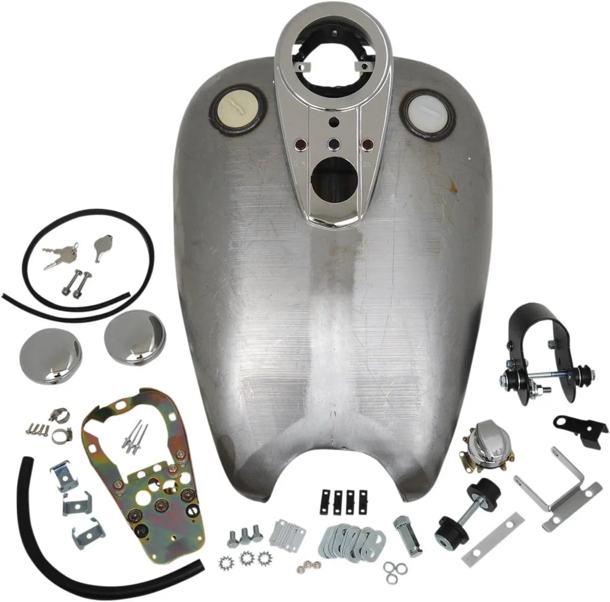 Serbatoio benzina Quickbob 3,9 galloni con kit per Drag Specialties