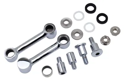 Kit braccetti cromati supporti parafango anteriore Zodiac