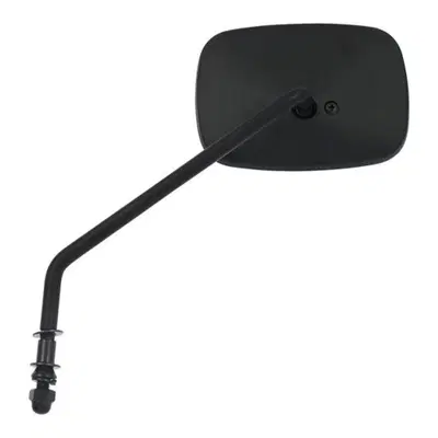 Specchietto rettangolare sinistro stelo lungo nero 