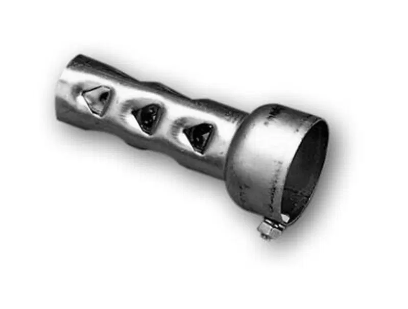 Silenziatore mini lungo 10 cm Per tubi da 2" (50,8 SuperTrapp