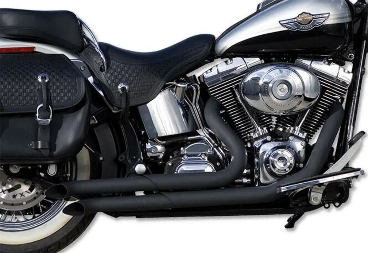 Marmitte Paughco Buzzsaw Yaffe nere Per Touring da