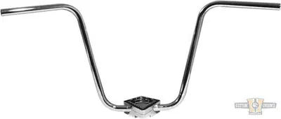 Manubrio Ape Hanger 1" alto 18" Cromato senza foss Fehling