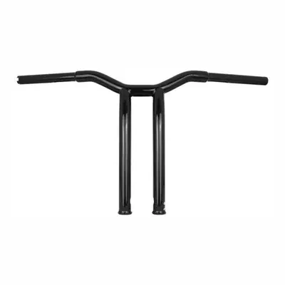 Manubrio Burly T-bar Dominator Raked nero opaco da 
