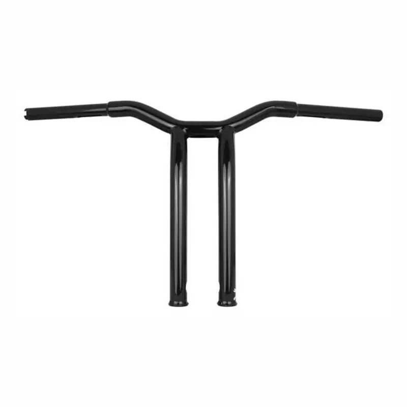 Manubrio Burly T-bar Dominator Raked nero opaco da 