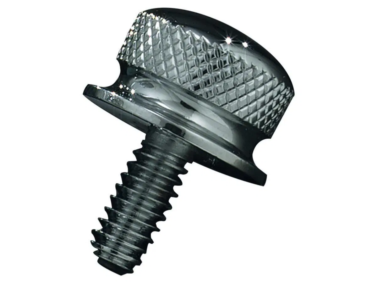 Kit vite sella zigrinata cromata filettata 1/4-20" 