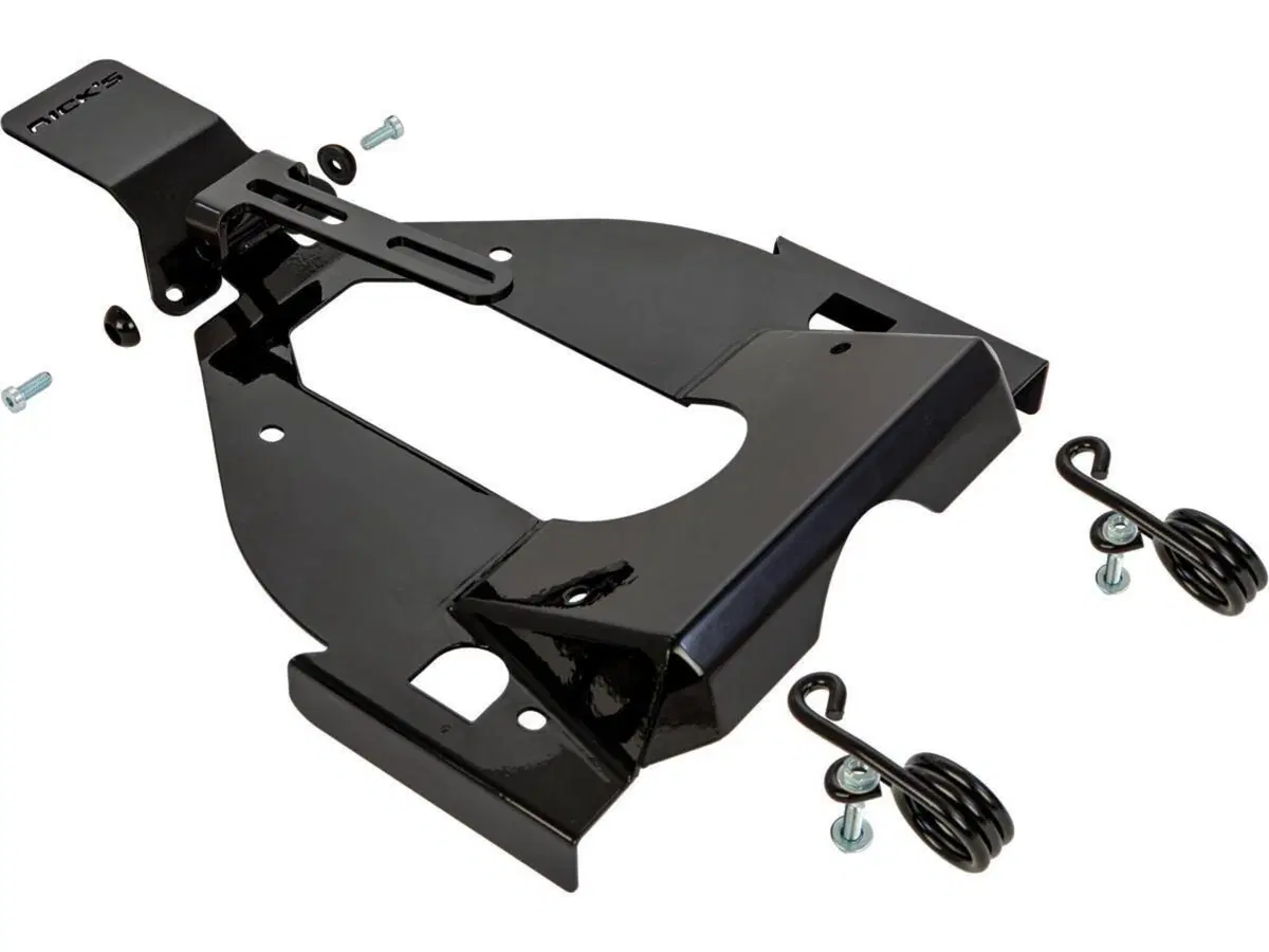 Kit piastra per sella e molle nere per Softail dal 