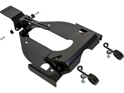 Kit piastra per sella e molle nere per Softail dal 