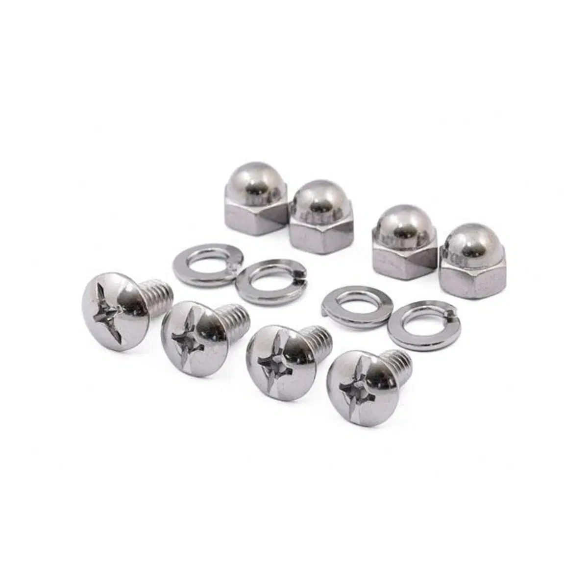 Viti targa cromate - kit Motorcycle Storehouse 