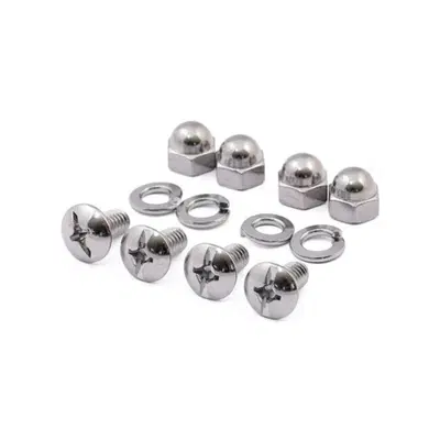 Viti targa cromate - kit Motorcycle Storehouse 