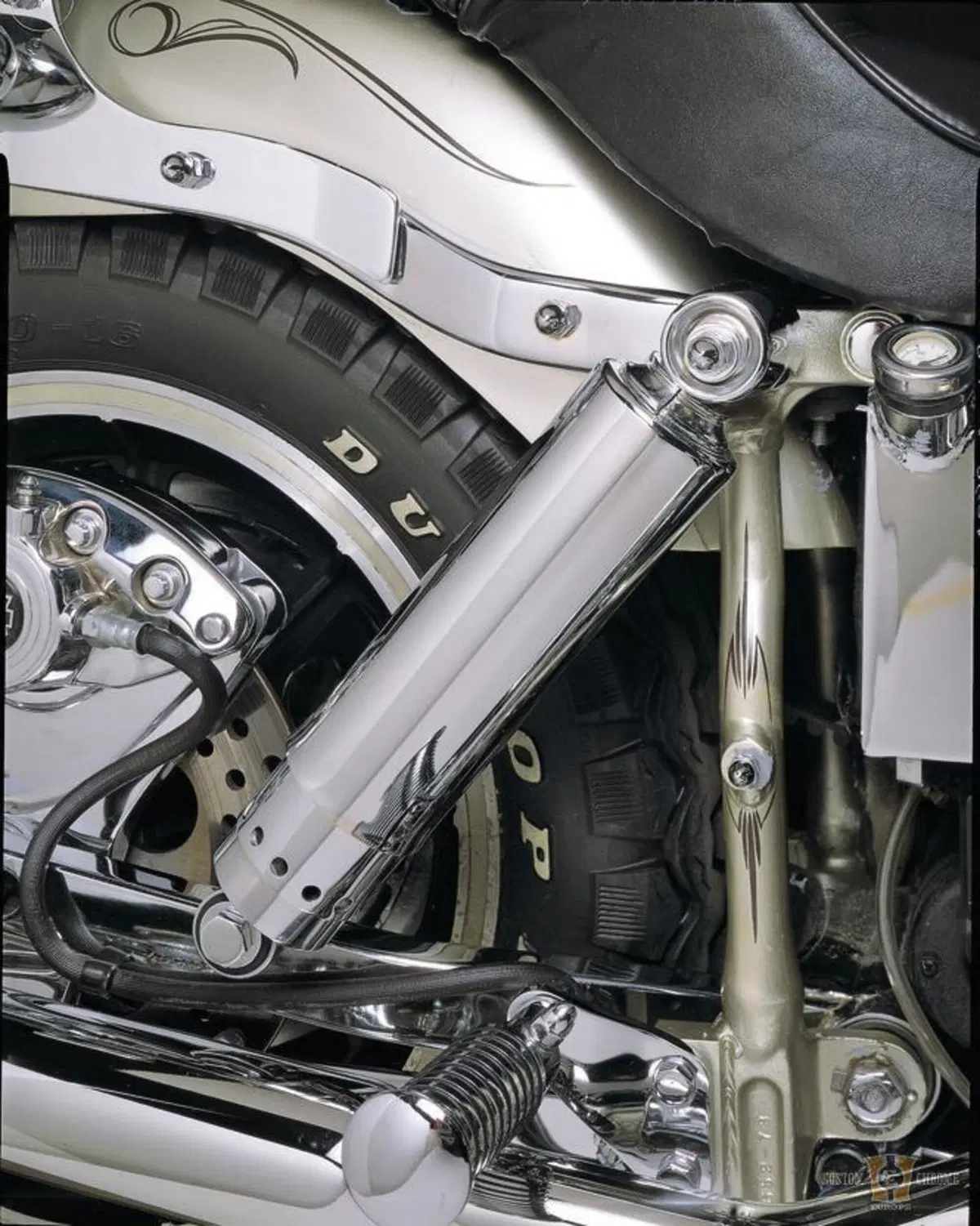 Ammortizzatori 11" cromati Custom Chrome – chiusi 