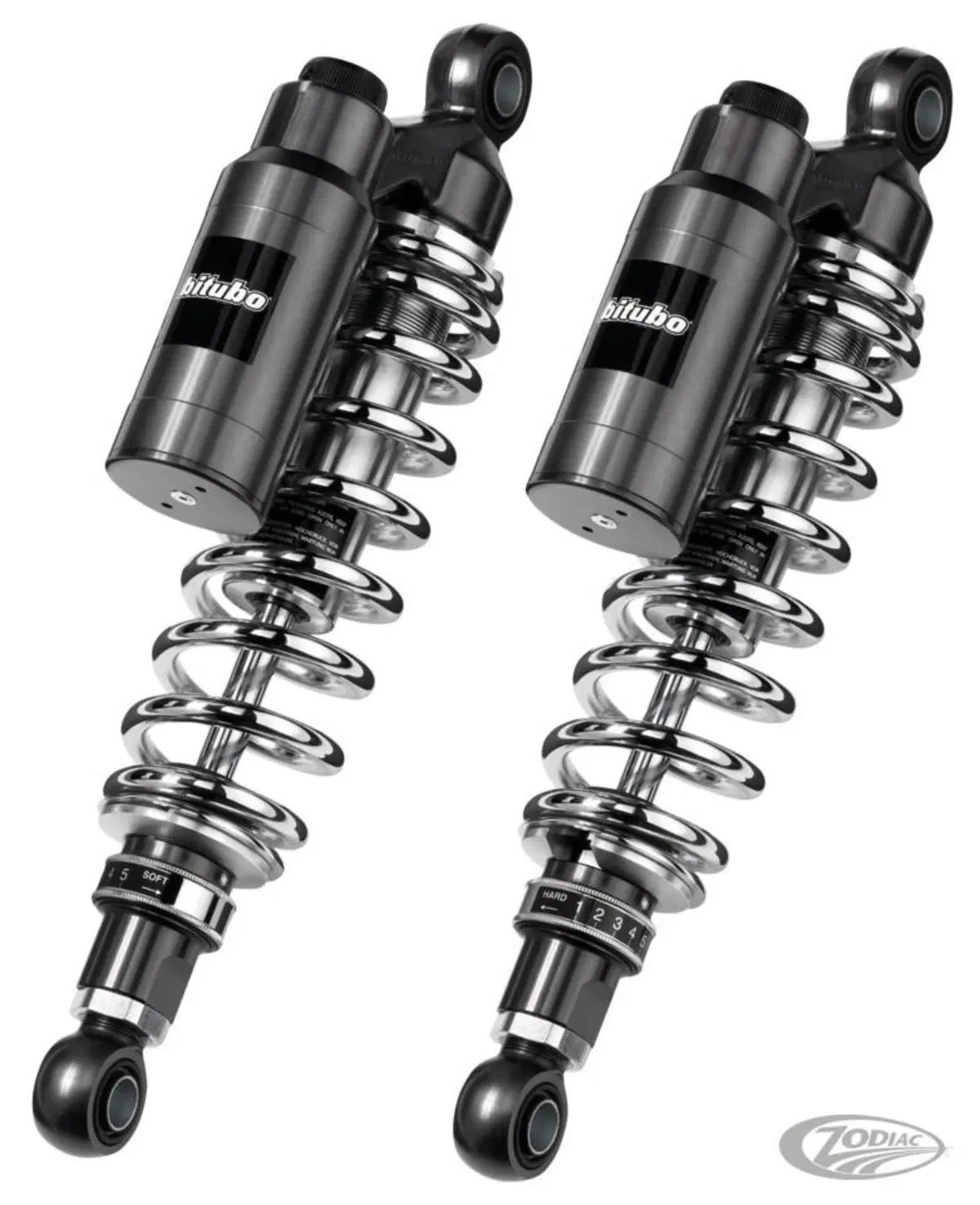 Ammortizzatori Bitubo VMT22V2 Piggy Back neri e cr