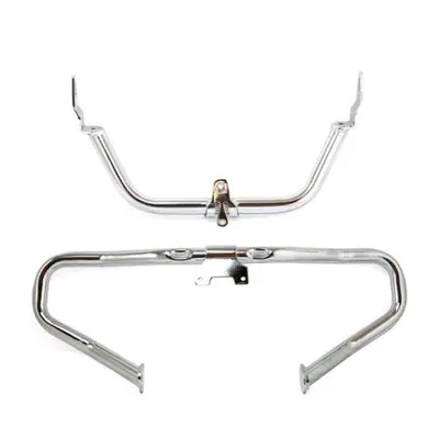 Paramotore anteriore cromato per FLTR Road Glide d 