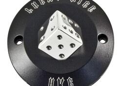 Point Cover HKC Lucky Dice nero per Sportster dal 