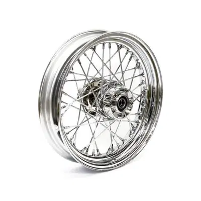 Ruota posteriore a 40 raggi 16x3 cromata per Touri 