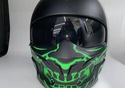 Scorpion JET Exo Combat EVO Samurai Green Scorpion Helmets
