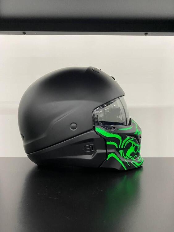 Scorpion JET Exo Combat EVO Samurai Green Scorpion Helmets (2)