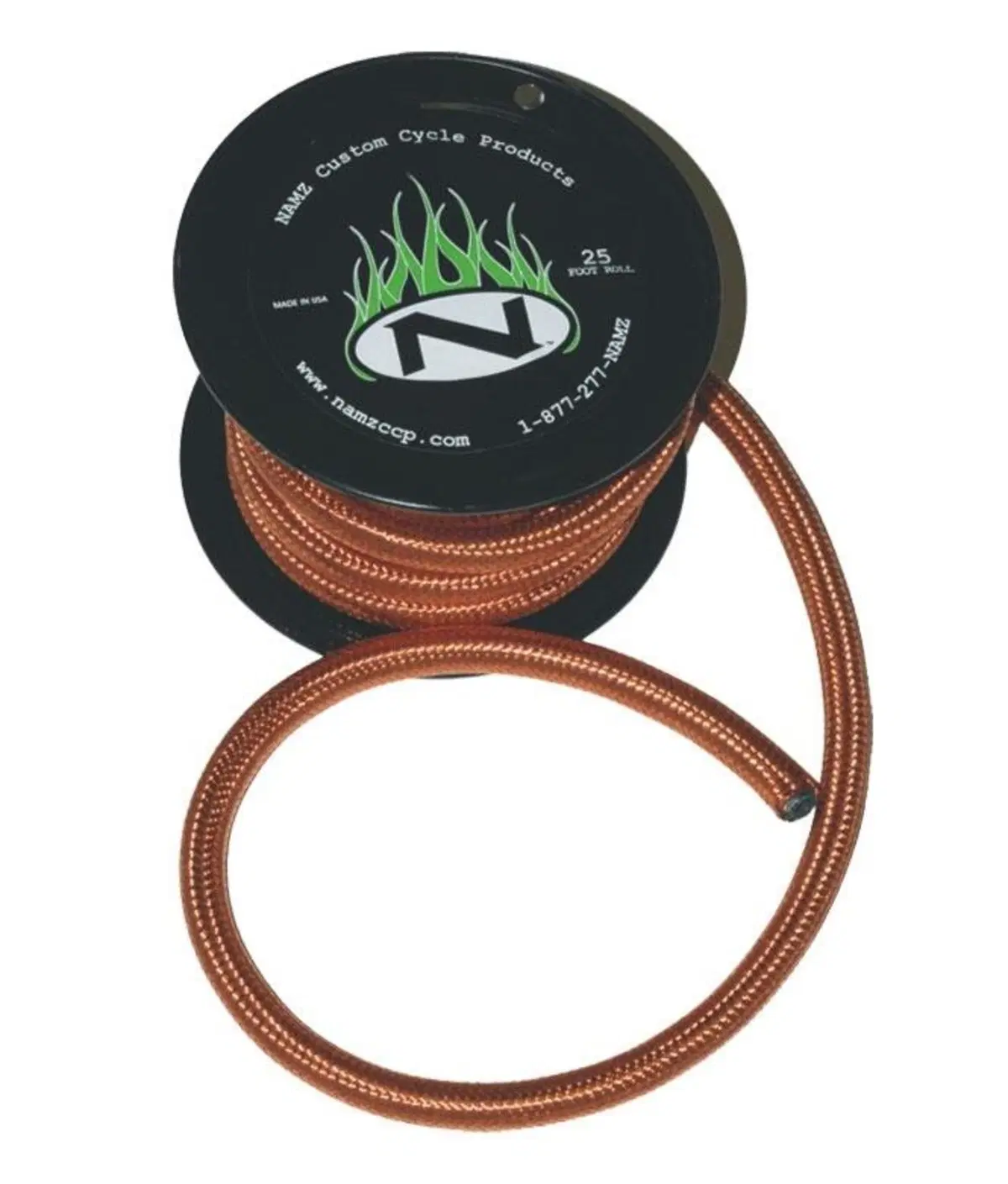 Tubo benzina rivestito in rame diametro 9,5mm lung Namz