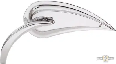 Specchietto Rad 3 cromato a goccia sinistro cromo Arlen Ness