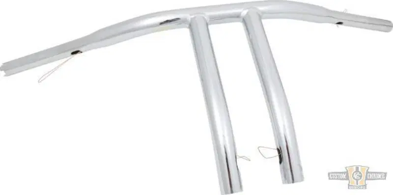 Manubrio T Bar pullback 1-1/4" alto 12" Largo 76cm Santee