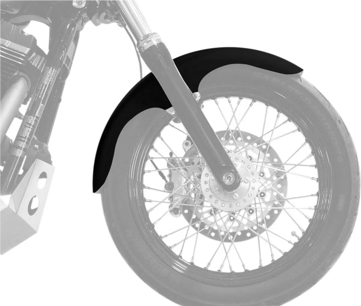Parafango anteriore Klock Hugger Klub Largo mm 114 Klock Werks