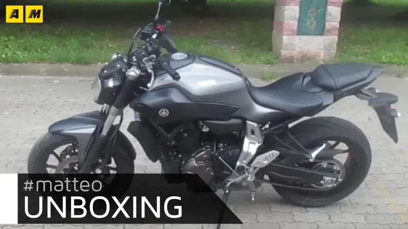 L'unboxing di Matteo: Yamaha MT-07
