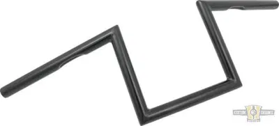 Manubrio Z Bar 1", alto 8", Largo 72cm, nero, con Jammer