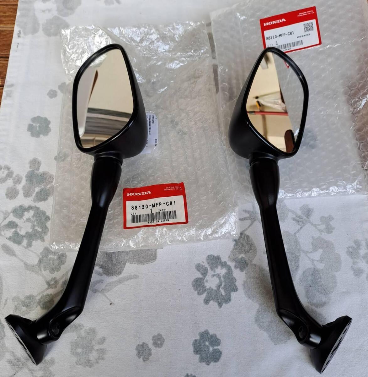 Specchietti Retrovisori Per Honda Forza 750 In Nero, Regolabili E Antiriflesso, Montaggio Facile Sul Manubrio, Coppia